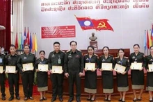 Cérémonie de clôture du 5e cours de vietnamien. Photo: VNA