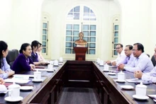 Une vue générale de la séance de travail. Photo: thoidai.com.vn
