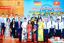 Participants au 11e Congrès de l'Association d'amitié Vietnam - Allemagne de Hanoï. Photo : VNA