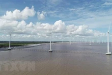 Un projet éolien dans la province de Bac Lieu. Photo: VNA