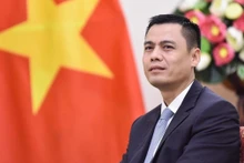 L'ambassadeur Dang Hoàng Giang, chef de la Mission permanente du Vietnam auprès de l’ONU, en tant que vice-président de l’Assemblée générale de l’ONU. Photo : VOV.