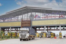 Le port sec de Thanaleng Vientiane dans le district de Hadxaiphong, capitale Vientiane, au Laos. Photo : VNA.