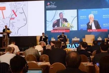Les délégués présents au 14e colloque international sur la Mer Orientale à Dà Nang. Photo : VNA.