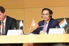 Le Premier ministre Pham Minh Chinh lors du forum. Photo : VNA.