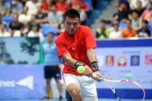 Le meilleur joueur national de tennis Ly Hoàng Nam. Photo : VNA.