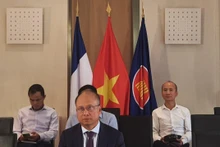L’ambassadeur vietnamien, Dinh Toàn Thang, a présidé un séminaire en ligne sur l’Indopacifique. Photo : baoquocte.