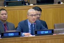 Le ministre-conseiller Nguyên Hoàng Nguyên, chef adjoint de la Mission permanente du Vietnam auprès de l'ONU. Photo : VNA.