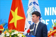 Le président du Forum des jeunes parlementaires de l'Union interparlementaire mondiale, Dan Carden. Photo: VNA