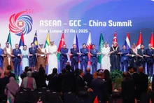 Le Premier ministre Pham Minh Chinh et les dirigeants de l'ASEAN, du CCG et de la Chine. Photo : VNA 