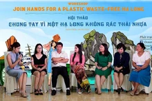 Séminaire « Main dans la main pour une Ha Long sans déchets plastiques » à Ha Long. Photo : Baoxaydung.