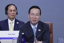 Le Président vietnamien, Vo Van Thuong, à la 30e Conférence des dirigeants économiques de l’APEC à San Francisco, aux États-Unis. Photo : VNA.