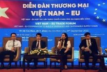 Forum commercial Vietnam - UE tenu à Hô Chi Minh-Ville. Photo: VNA