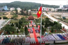 La zone commémorative du Président Hô Chi Minh sur l'île de Cô Tô. Photo : VNA.