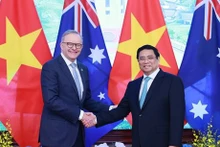 Le Premier ministre vietnamien, Pham Minh Chinh (à droite) et son homologue australien Anthony Albanese. Photo : VNA.