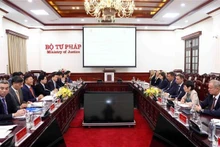 Panorama de l'entretien. Photo: VNA