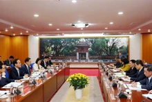 Panorama de la séance de travail. Photo : VNA.