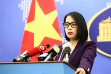 La porte-parole du ministère vietnamien des Affaires étrangères, Pham Thu Hang. Photo : VNA.