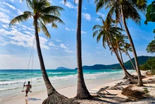 Les mois de haute saison de juillet et août sont les meilleurs moments pour être sur la plage au Vietnam. Photo : Andrea Pistolesi/Getty Images