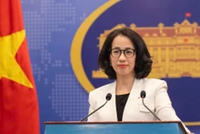 La porte-parole du ministère vietnamien des Affaires étrangères, Pham Thu Hang. Photo : VNA. 