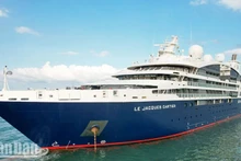 Le navire de croisière Le Jacques Cartier.