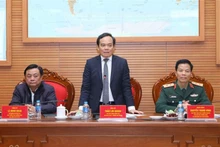 Le Vice-Premier ministre vietnamien Trân Luu Quang à la conférence. Photo : VNA.