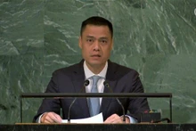 L'ambassadeur Dang Hoang Giang, chef de la Mission permanente du Vietnam auprès de l'ONU. Photo : VNA