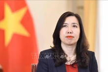 La vice-ministre des Affaires étrangères, Lê Thi Thu Hang. Photo : VNA. 