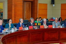 La délégation de la région de Flandre travaille avec les autorités de Hai Phong. Photo : CL.