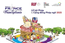 "Balade en France et en Francophonie" : un espace festif et convivial pour les habitants de la capitale. Photo : BTC. 