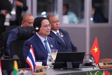 Le Premier ministre Pham Minh Chinh s'exprime au 2e Sommet ASEAN-CCG, le 27 mai, à Kuala Lumpur. Photo : VNA. 