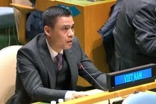 Le représentant permanent du Vietnam auprès de l’ONU, Dang Hoàng Giang. Photo: VOV