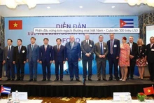 Le forum de promotion des affaires Vietnam-Cuba s’est tenu le 30 septembre à Hanoï. Photo : congthuong