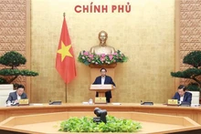 Le Premier ministre Pham Minh Chinh (debout). Photo : VNA.