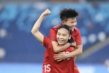 L'équipe de football féminin du Vietnam a battu sa rivale bangladaise aux ASIAD 2023. Photo: vtc.vn