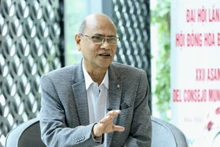  Le président du Conseil mondial de la paix, Pallab Sengupta. Photo : VOV.