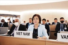 L'ambassadrice Lê Thi Tuyêt Mai -représentante en chef de la Mission du Vietnam auprès des Nations Unies. Photo : VNA