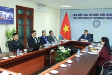 La VUFO a tenu une réunion en ligne avec l'ICAP le 14 mars. Photo : thoidai.com.vn