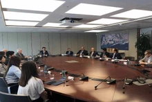 Vue générale de la séance de travail. Photo : baoquocte.vn