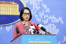 La porte-parole du ministère vietnamien des Affaires étrangères, Pham Thu Hang. Photo : VNA.