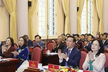 Le Président Vo Van Thuong lors de l'événement. Photo : VNA.