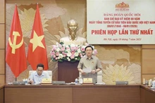Le Président de l’Assemblée nationale, Vuong Dinh Huê, lors de la première réunion du comité de pilotage pour la commémoration des premières élections législatives du Vietnam. Photo : VNA.