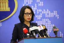 La porte-parole du ministère des Affaires étrangères, Pham Thu Hang. Photo : VNA.