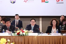 Le Premier ministre Pham Minh Chinh lors du Forum. Photo : VNA.