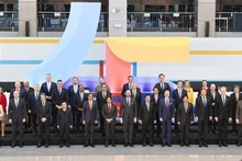 Des dirigeants de l'ASEAN et de l'UE. Photo : VNA.