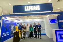 Une délégation d'entreprises australiennes d'équipements et de services technologiques miniers (METS) au salon minier Mining Vietnam 2024. Photo : baoquocte.vn
