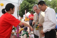 Le stand vietnamien lors de la foire. Photo : VNA.