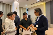 Une conférence pour mettre en relation les entreprises vietnamiennes et singapouriennes de produits de la mer, a eu lieu le 25 juin dans la mégapole du Sud. Photo : baodautu.vn