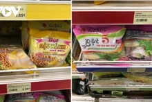 Les produits vietnamiens apparaissent de plus en plus dans les supermarchés en Europe et en Allemagne. Photo : VOV.