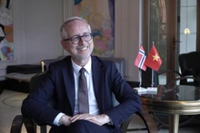 le directeur général de l’Agence norvégienne de coopération au développement (NORAD), Bård Vegar Solhjell. Photo : baoquocte.vn
