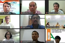 Des participants du webinaire. Photo : congthuong.vn